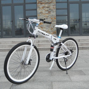 折叠山地自行车男款越野变速24 26寸学生成人便携