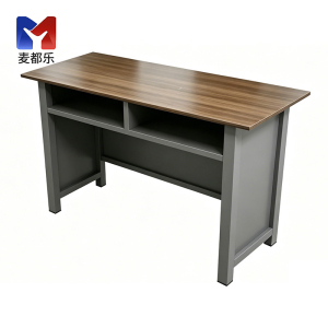麦都乐 钢木结合办公桌 1400*400*750mm 张