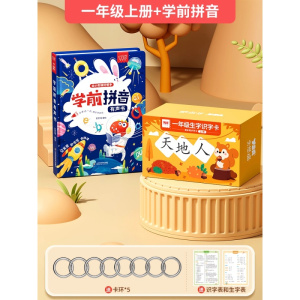 拼音卡片全套同步一年级上册汉语字母拼读训练表幼小衔接学习教具