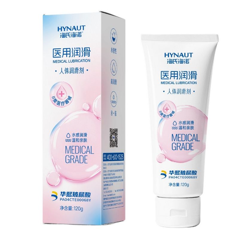 海氏海诺 120g装医用人体润滑剂夫妻亲密私处润滑情趣润滑油无硅油易清洗润滑液