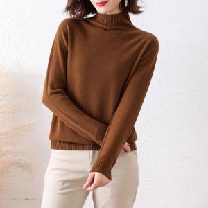 新款100纯羊毛衫高端大牌羊绒衫女秋冬季毛衣新款百搭高领毛衣时尚洋气上衣针织上衣服打底衫女内搭大码显瘦洋气毛衣女