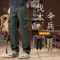 |秋冬新款伐木重工装裤户外耐磨休闲百搭伞兵裤防风长