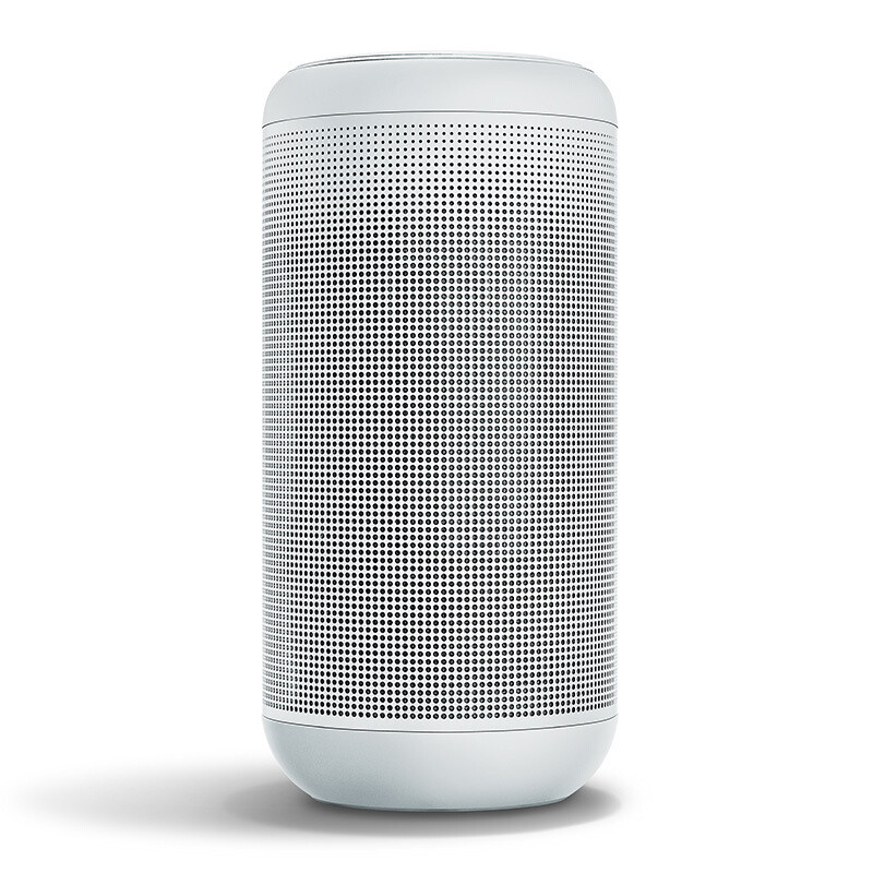 索尼（SONY）LF-S80D智能蓝牙音箱 360度环绕音场音响 可语音设置日历闹钟音乐 白色