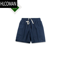 HLCOMANDetourStudio日系宽松休闲五分短裤杜邦特氟龙防水速干沙滩短裤男