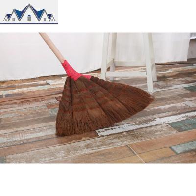 加厚软毛扫把棕扫帚结实老式扫把笤帚单个大号农村家用棕扫把鬃毛 三维工匠