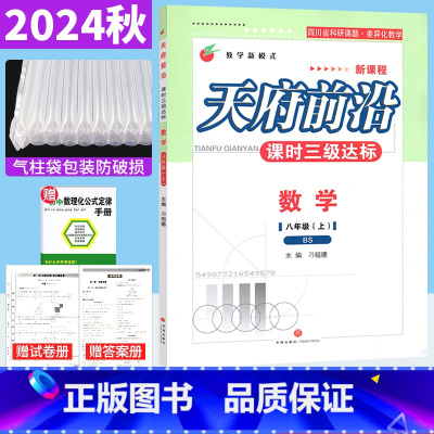 八年级上 [正版]北师大版 2024秋天府前沿课时三级达标八年级上册数学BS赠答案单元测试卷 天府前沿八上数学初二数学辅