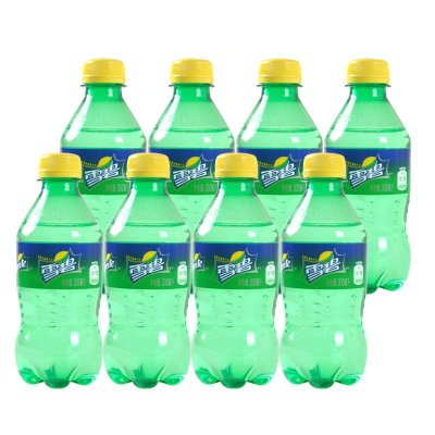 10.99元包邮  Sprite 雪碧 柠檬味碳酸饮料 300ml*8瓶