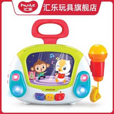 汇乐旗舰店903儿童早教益智音乐萌宝欢唱机唱歌学习机婴幼儿宝宝故事机0-3岁玩具