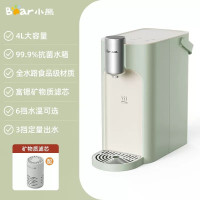 小熊(Bear)钢钢好即热饮水机家用直饮机 桌面台式饮水器不锈钢水L热水机