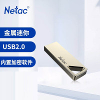 朗科USB2.0 优盘U326 全金属闪存盘 直插式小巧迷你U盘 64GB