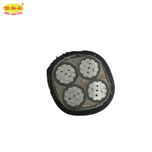 傻实在 铠装铝芯电缆 YJLV22-0.6/1KV4*50mm² 米