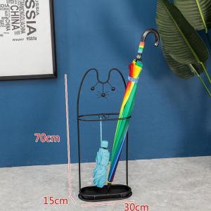 森美人猫铁艺家用雨伞架挂折叠伞收纳架放伞桶伞架子酒店大堂