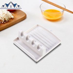 厨房锅铲架家用汤勺筷子锅铲垫托餐具收纳多功能塑料置物架锅盖架 三维工匠