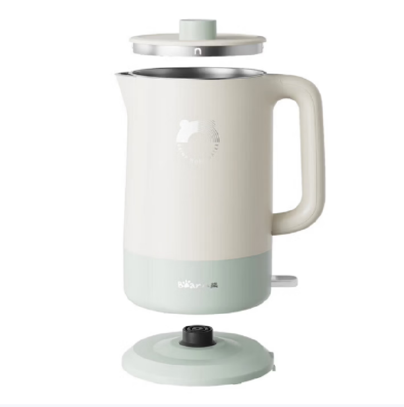小熊(Bear)电水壶烧水壶ZDH-G17S5热水壶304不锈钢无缝内胆家用暖水壶大容量双层防烫开水壶1.7L
