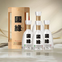 今世缘国缘四开42度500ml*4瓶礼盒装商务宴请送礼浓香型酒年份随机