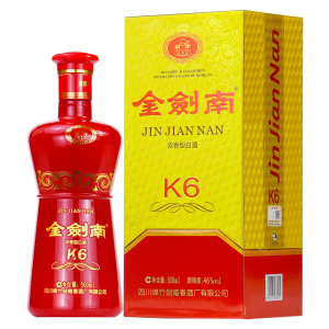 剑南春46度金剑南k6 500ml*1瓶浓香型白酒