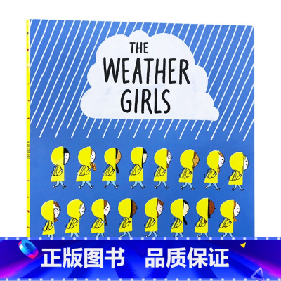 天气女孩 探索自然 [正版]在秋天的中间 英文原版 In the Middle of Fall 纸板书 季节天气主题绘本