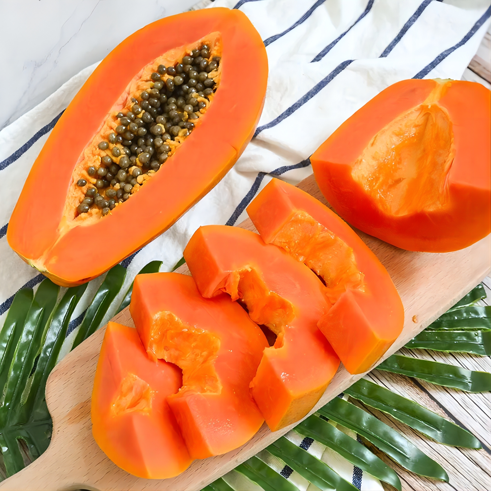 鲜贝达 广西红心木瓜 5斤装2-6个木瓜 新鲜水果 生鲜鲜甜多汁