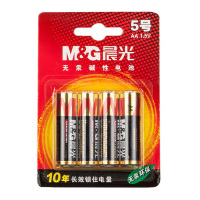 晨光电池4粒*4套长效续航无汞环保5号碱性电池ARC92556