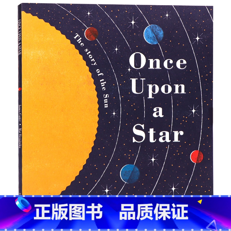 [正版]从前有一颗星星 英文原版绘本 Once Upon a Star 一次诗意的太空之旅 诗歌绘本 儿童太空宇宙科普