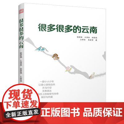 很多很多的云南 任梓瑞 等著 正版 旅游随笔 江苏凤凰文艺出版社 一本充满爱心、童心和旅游乐趣的作品 旅行笔记 自然