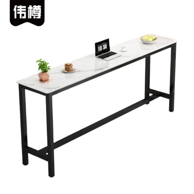 伟樽岩板长条桌200*40*105cm张