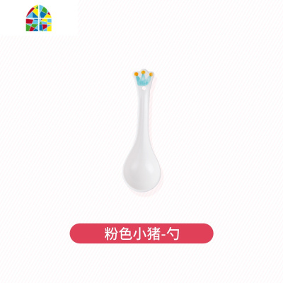 可爱卡通小猪陶瓷碗盘套装儿童分格盘家用早餐盘沙拉碗泡面碗水杯 FENGHOU F509新品小猪《5.5寸大碗》