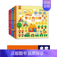 [正版]套装共4册 0-4岁专注力训练 神奇的学前幼儿童宝宝早教益智认知启蒙思维注意力训练找不同游戏洞洞图书籍