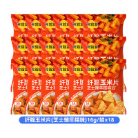 食验室芝士辣年糕味纤脆玉米片16g/袋*18