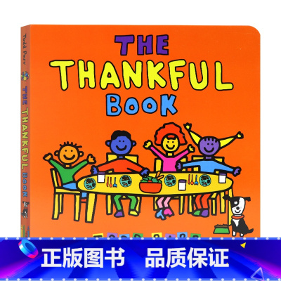 [正版]感恩之书 英文原版绘本 The Thankful Book 纸板书 纽约时报书 名家Todd Parr作