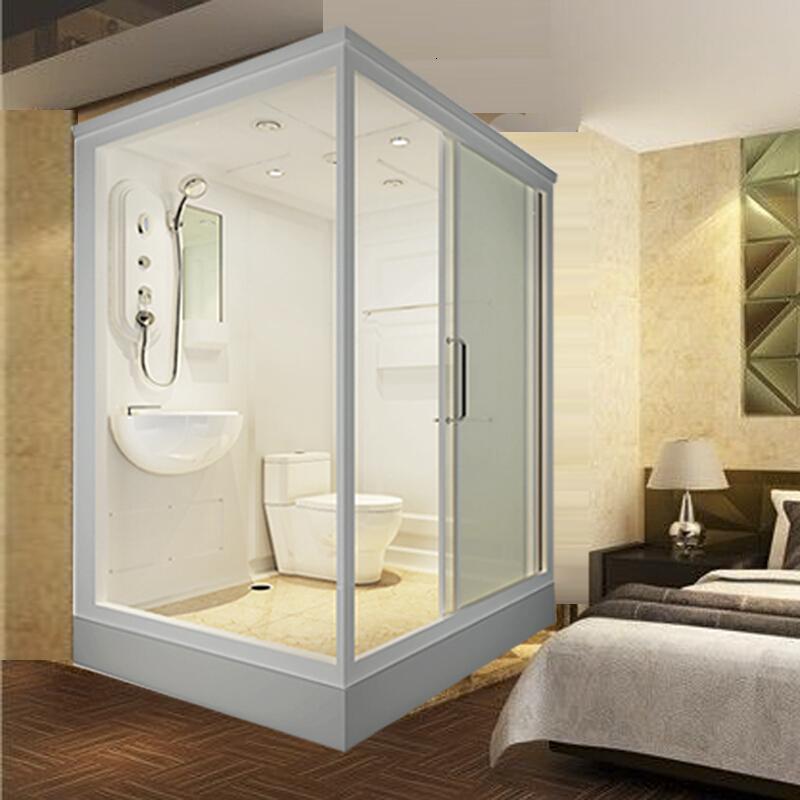 家用整体卫生间整体淋浴房一体式沐浴房钢化玻璃洗澡间集成浴室正开
