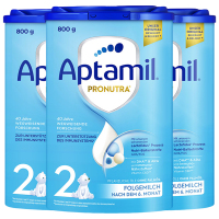 [3罐装]Aptamil德国原装进口爱他美经典版2段6-10个月婴幼儿配方奶粉800g