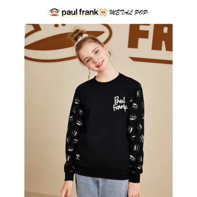 PaulFrank/大嘴猴2020秋季新款卫衣女潮流卡通印花圆领休闲上衣