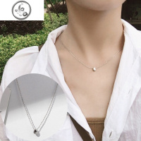 人鱼泪水滴吊坠项链网红气质韩国chic简约学生ins冷淡风锁骨链女 JiMi