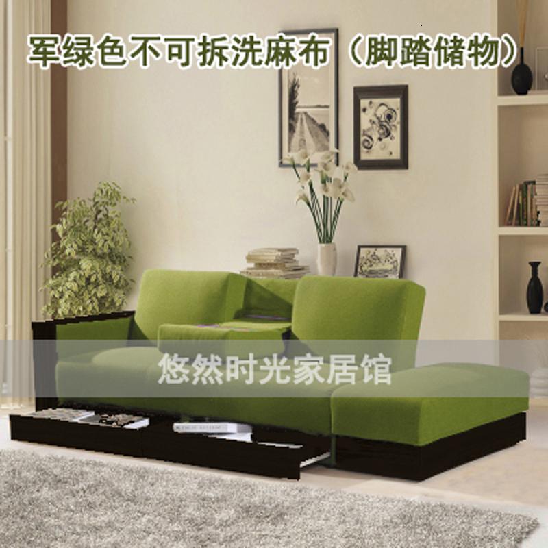 简约沙发床折叠两用单人多功能小户型客厅经济型储物沙发省空间