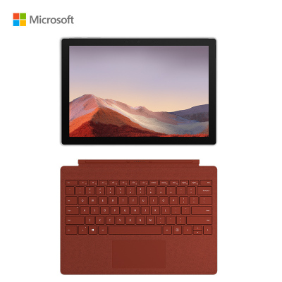 波比红键盘+arc蓝牙鼠标-微软(Microsoft)SurfacePro7平板电脑i716G512G典雅黑