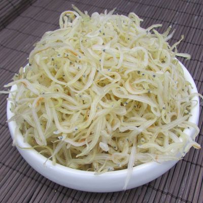 银鱼干淡干小银鱼面条鱼丁香鱼即食海鲜干货淡干小银鱼250g