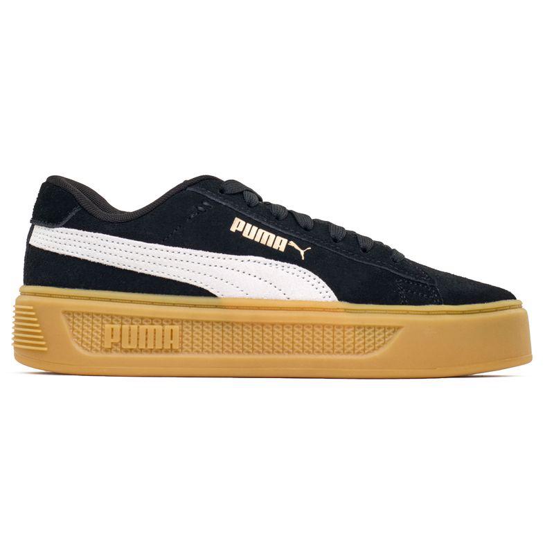 彪马(Puma)增高凉爽舒适潮流系带板鞋女鞋春夏休闲运动厚底帆布鞋