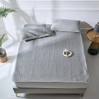 北极绒乳胶席三件套-灰BJRX405