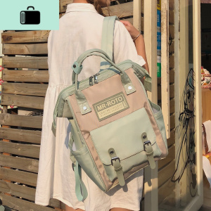 书包女可爱ins风韩版高中大学生网红少女心超火简约双肩背包校园NEW LAKE女士双肩包