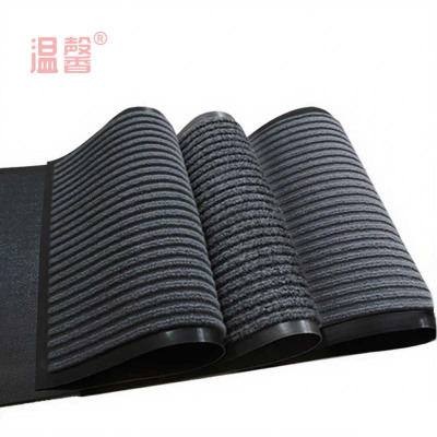 温馨 双条纹地垫 灰色0.9米宽 米