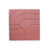 先围 路面砖透水砖 300*300*50mm红色 块