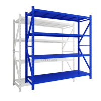 迅众 200*60*200中型每层承重200公斤 货架仓储中型货架多层仓库储物展示架重型货架仓储仓库货架展示架