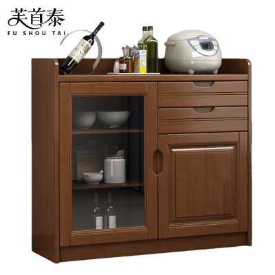 芙首泰茶水柜两门两抽100*40*90cm台