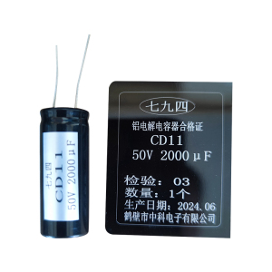 七九四 铝电解电容器 CD11 50V 2000μF 个