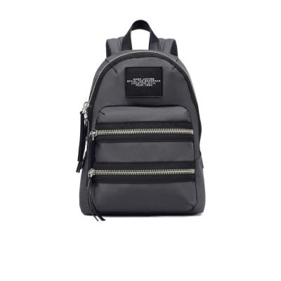 MARC JACOBS尼龙材质logo贴花双肩包可调节肩带大容量实用休闲女包