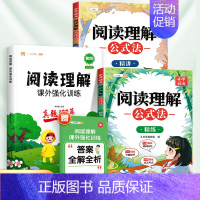 [3本]阅读真题+阅读公式法(小学通用) 小学二年级 [正版]阅读理解专项训练书小学一年级二年级三四五六年级课外阅读真题