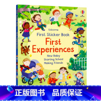 [正版]Usborne出品第一个贴纸书第一次体验英文原版绘本First Sticker Book First Expe