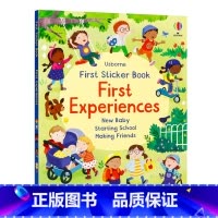 [正版]Usborne出品第一个贴纸书第一次体验英文原版绘本First Sticker Book First Expe