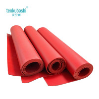 天空桥 绝缘橡胶垫 红色3mm*1m*10m 卷